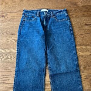 Abercrombie & Fitch Women’s Baggy Blue Denim Jeans.